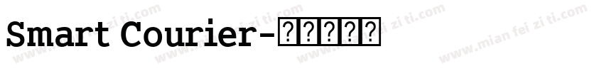 Smart Courier字体转换